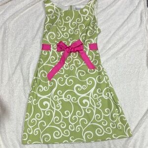 Jessica Howard Green Sleeveless A-Line Dress